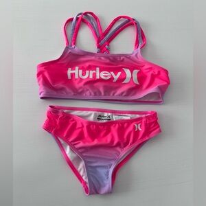 Hurley Vibrant Pink and Purple Bikini